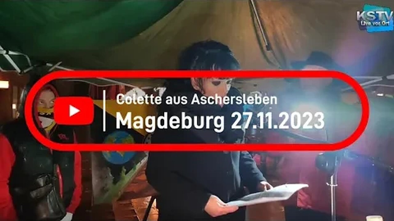 Ansprache von Colette aus Aschersleben 27.11.23 Magdeburg