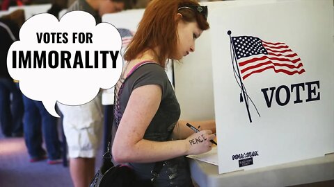 Midterms Decided by Voter Immorality