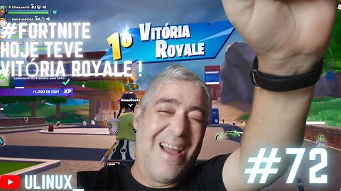 Fortnite... Jogatina rápida hoje, mas com direito a Vitória Royale !