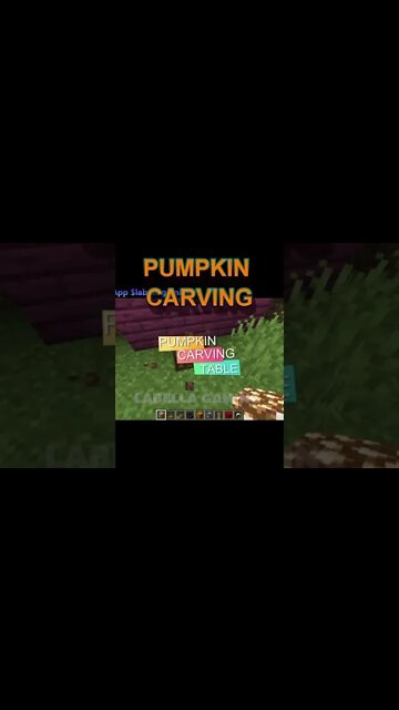 Minecraft: How To Make A Pumpkin Carving Table