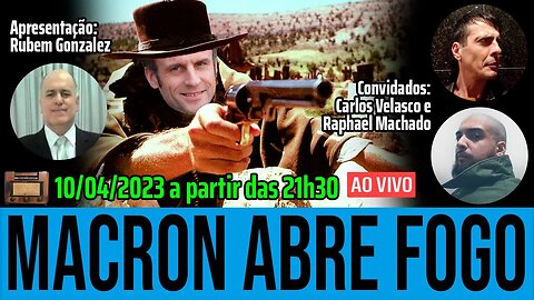 URGENTE | Macron 4BRE F0G0 contra Biden | Ucrânia: Contraofensiva virou M4SS4CR3 | Live Geoforça