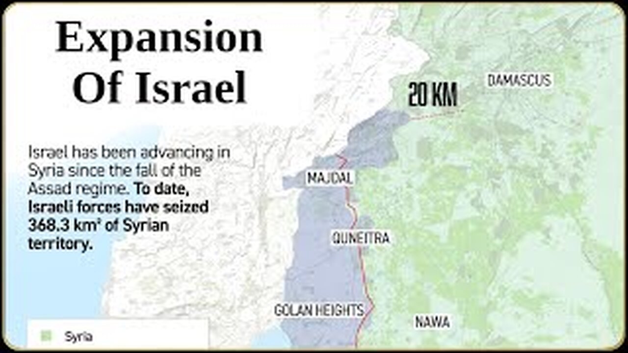 Israel's Expansion into Syria