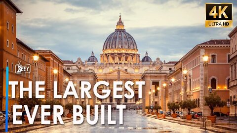 ST. PETER'S BASILICA IS THE LARGET CHURCHE EVER BUILT IN THE WORLD - HD