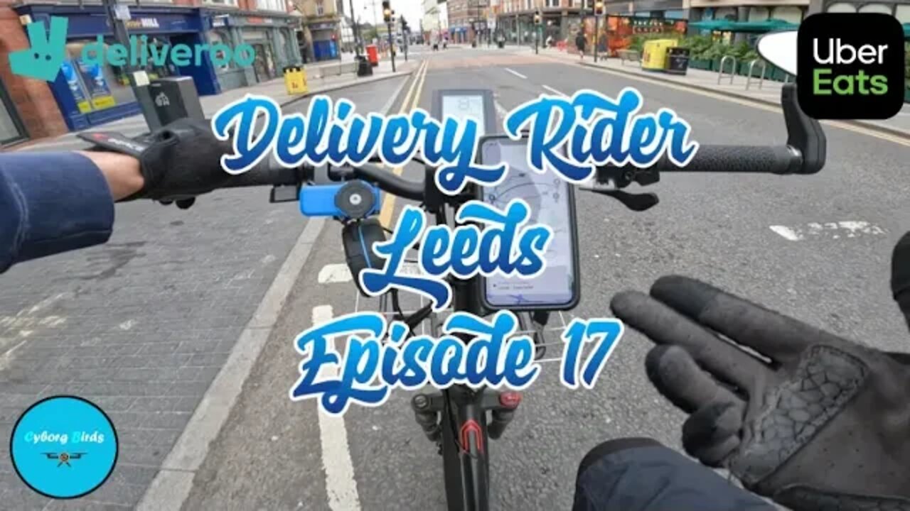 A Day In The Life Uber Eats / Deliveroo Working in (Leeds) EP17