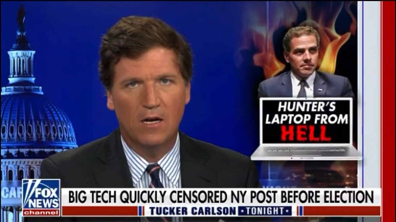 Tucker Skewers the Biden Crime Family and Hunter’s Laptop