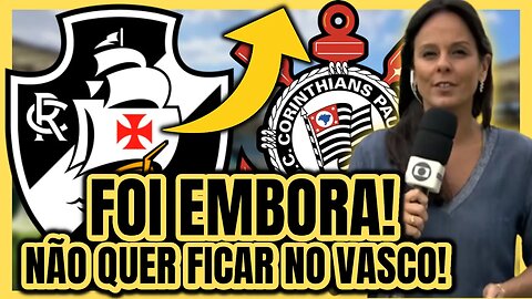 SAIU DO VASCO! CRIA PEDE PRA SAIR E SE DESPEDE ! NOTICIAS DO VASCO