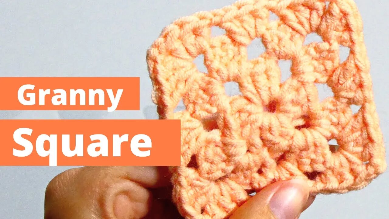 How To Crochet A Granny Square | Crochet Basics