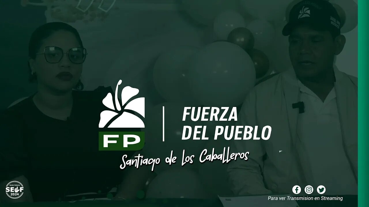 SAMUEL MARTE Y ESTEFANIA HONORET- INSCRIPCIONES PRE-CANDIDATURAS FP SANTIAGO