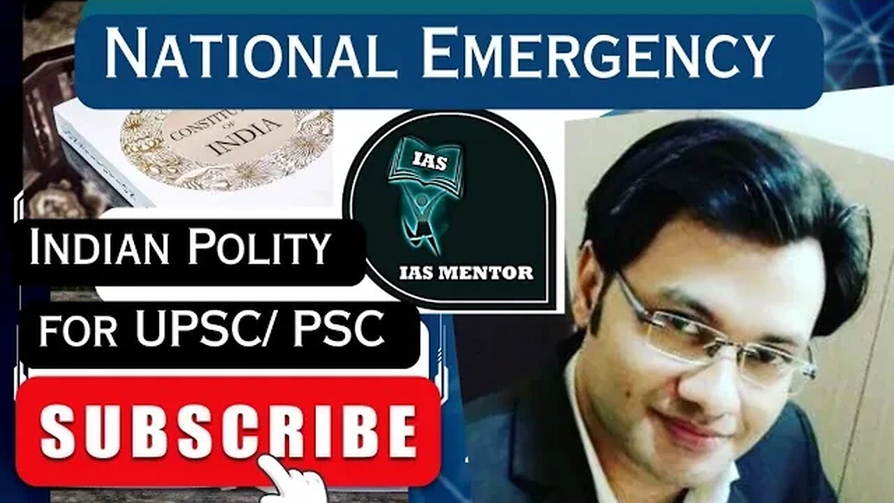 National Emergency|| Emergency Provision|| Part XVIII (352-360) of ndian Constitution|| Article 352