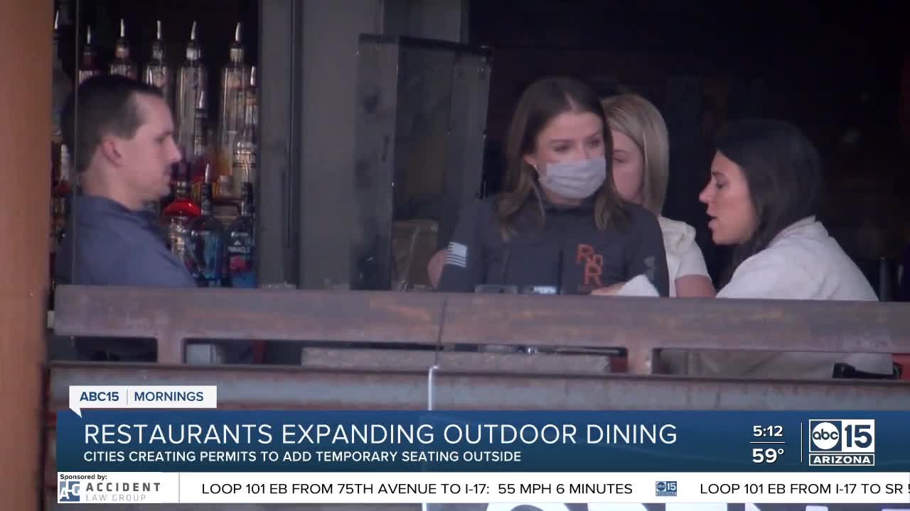 Restaurants expanding outdoor seating amid pandemic