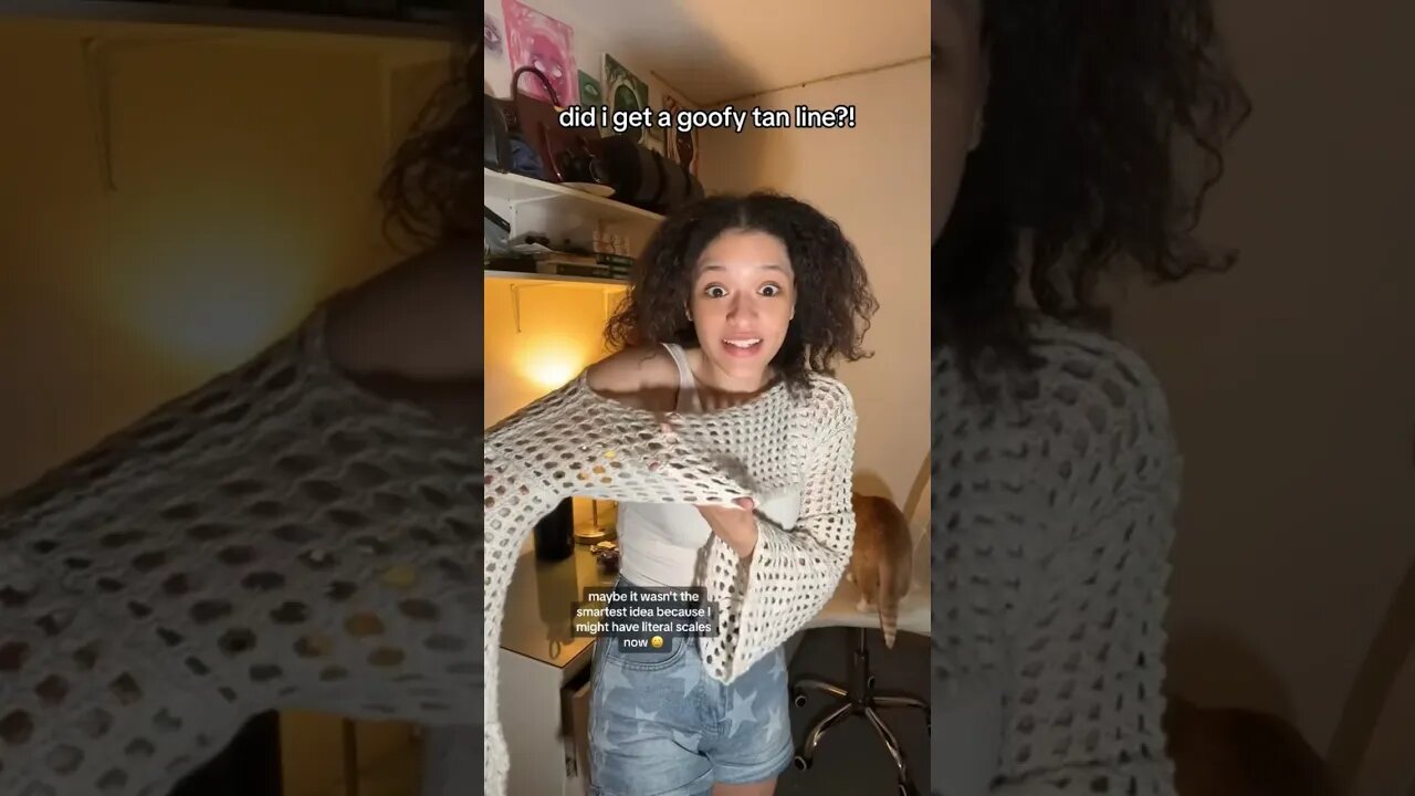 DID I GET A BAD TAN LINE??!! REVEAL 🫣