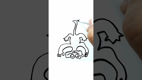 How to Draw and Paint Joking Cassie from the Game Garten of Banban