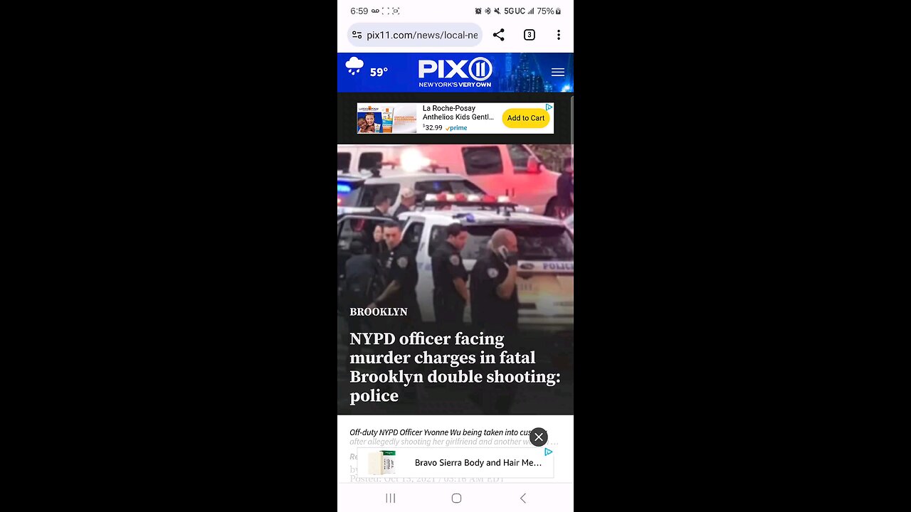 PIX11.com - NYPD officer facing murder charges in fatal Brooklyn double shooting: police