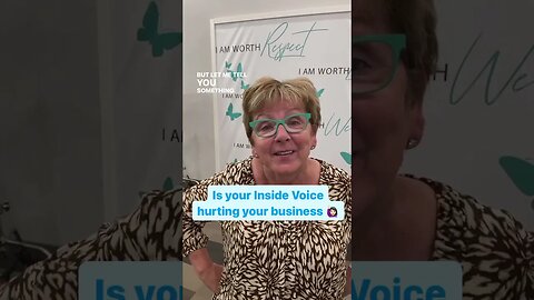 Is your Inside Voice hurting your business 🙋🏻‍♀️saying you don’t have what it takes? #shorts