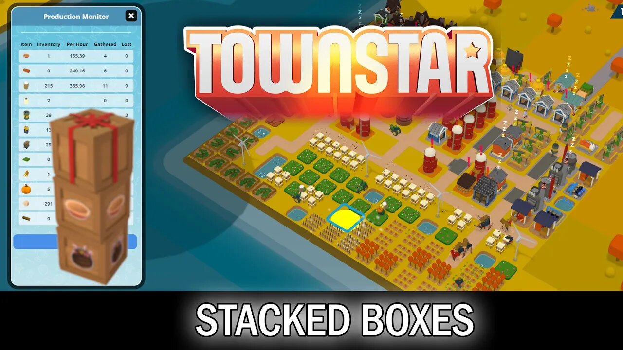 Town Star: Stacked Boxes Competition