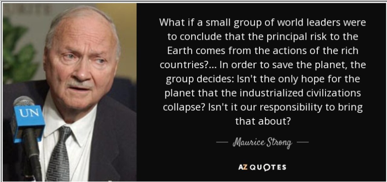 You are witnessing the “PLANNED CONTROLLED DEMOLITION” of the world as we know it.