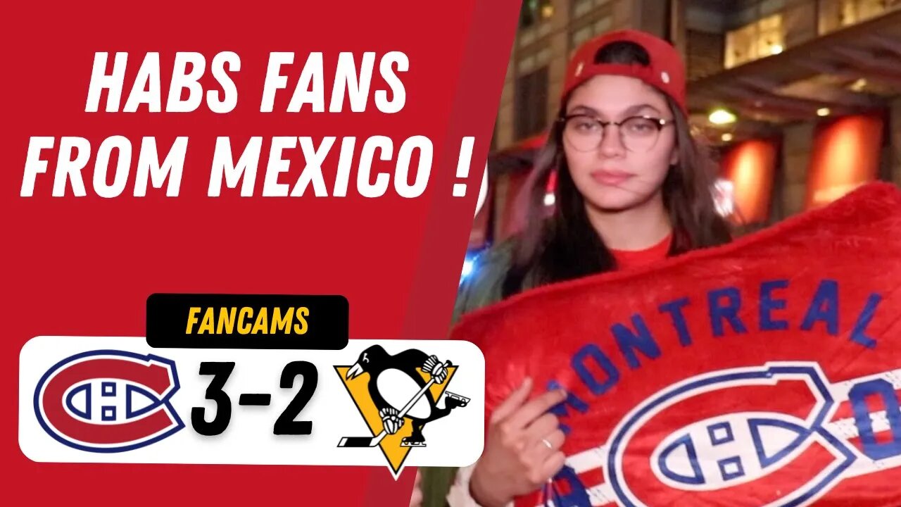 HABS FANS FROM MEXICO ! | MTL 3-2 PIT | FANCAM