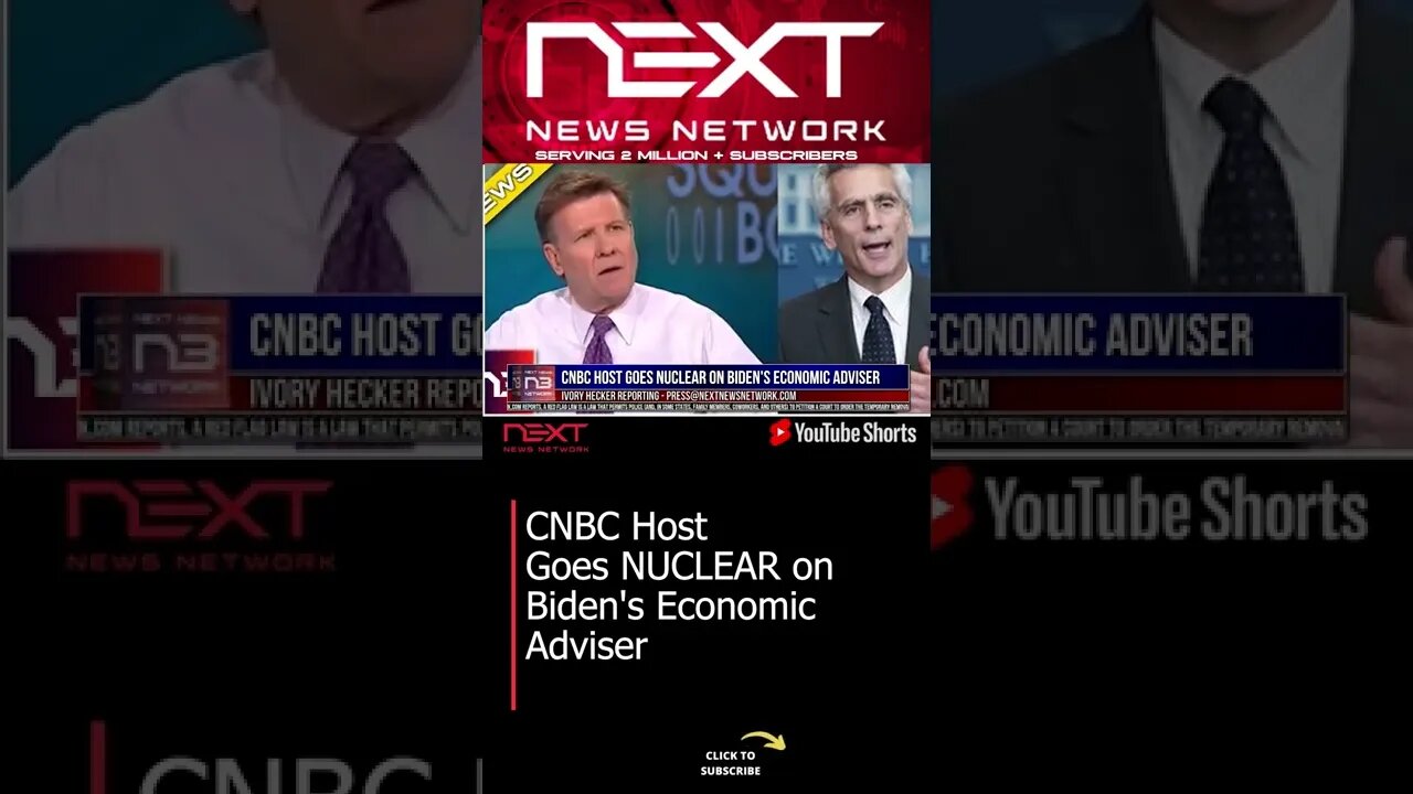 CNBC Host Goes NUCLEAR on Biden's Economic Adviser #shorts