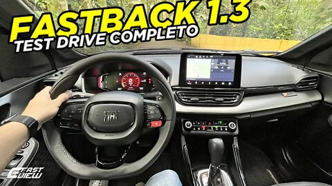 TEST DRIVE NOVO FIAT FASTBACK LIMITED EDITION 1.3 TURBO 2023 SUV SEGURO COM MOTOR SURPREENDENTE?