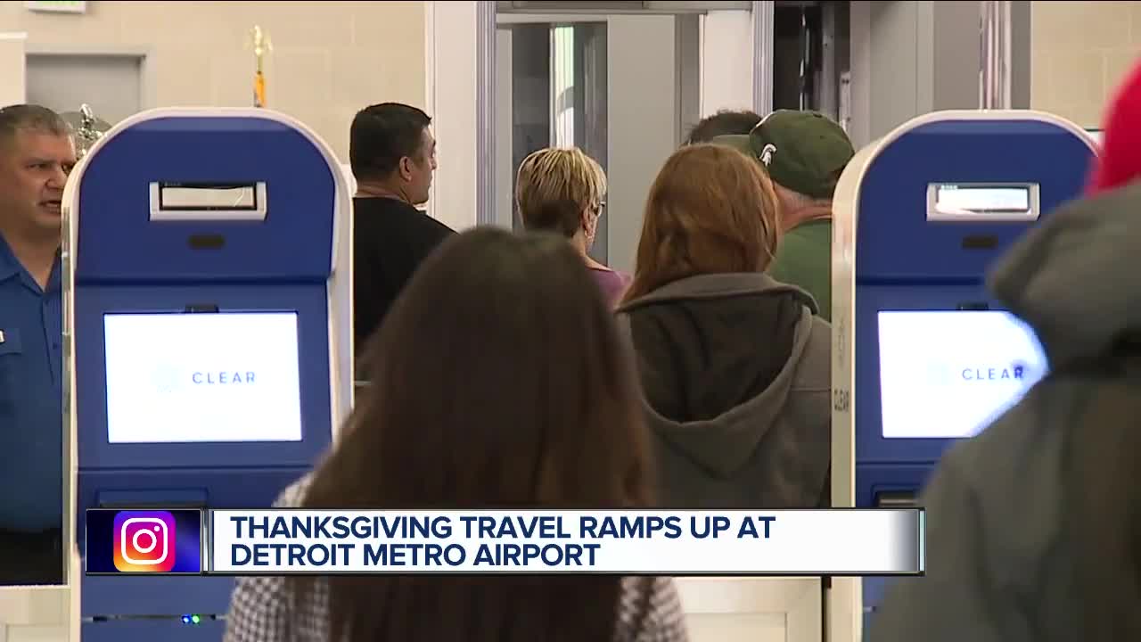 DTW expects nearly one million travelers this holiday season