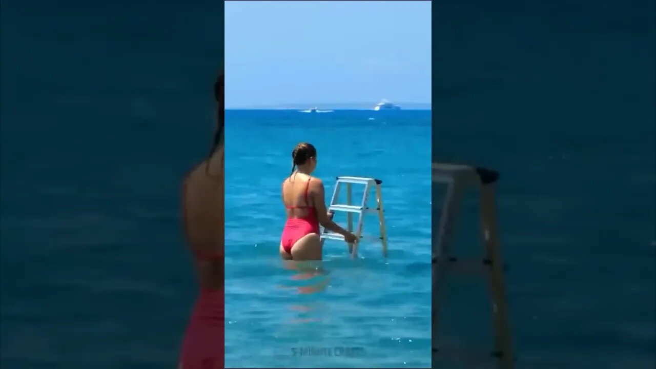Bringing A Step Ladder To The Beach? 🤣