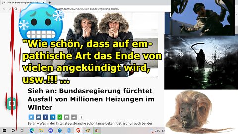 "Wenn einem Gutes widerfährt, ist das alle Liebe der Regierung wehrt, usw.!!!“ ...