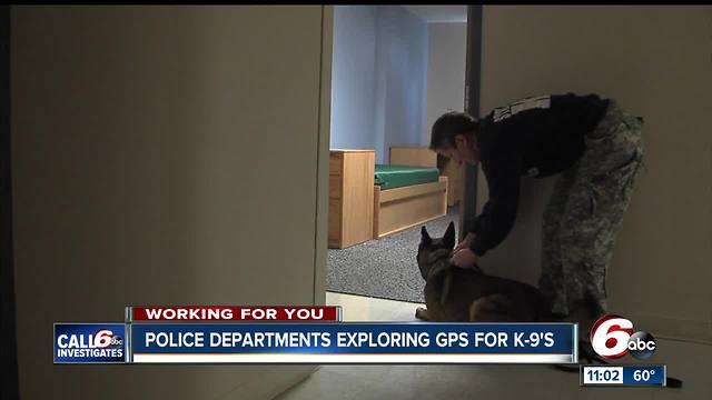 Police departments exploring GPS for K9 officers