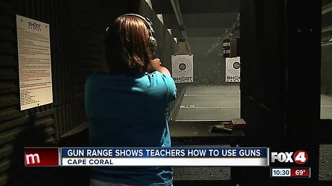 Teachers learn how to pack heat