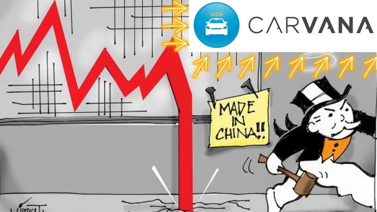 CARVANA STOCK HITS ANOTHER 52 WEEK LOW 🤕 NEXT IS HISTORIC LOW 🤔 WILL A BUY RATING FROM J.M.P HELP 🔴