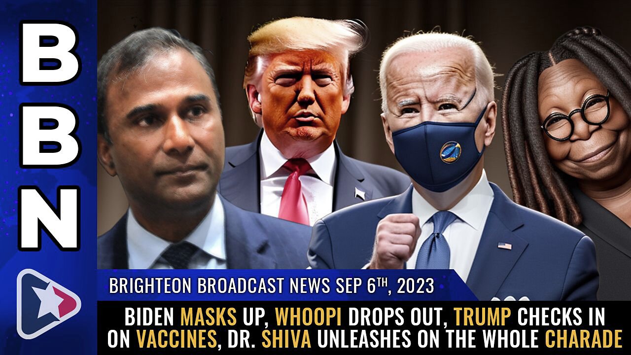 Health Ranger Report Sep 6, 2023 - Biden MASKS UP, Trump checks IN on vaccines