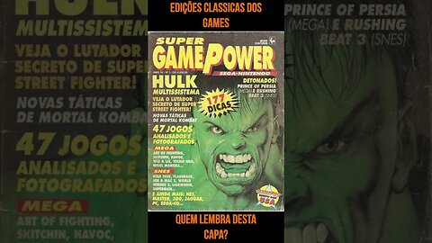 CAPAS DE REVISTAS DE GAMES ANTIGAS -SUPER GAME POWER.
