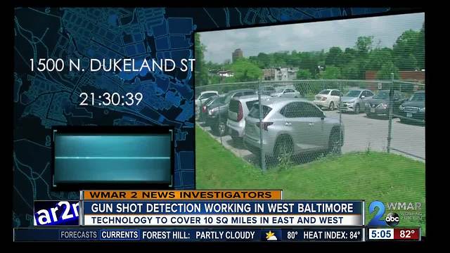 Baltimore Police launch gunshot detection; report four incidents in eight hours