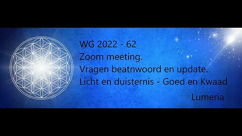 wg2022 - 62 - Update en vragen beantwoord!