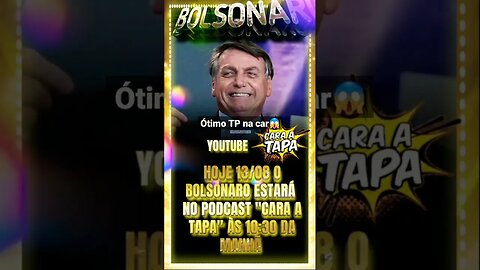 Car😎 a tap😱 com Bolsonaro #shorts