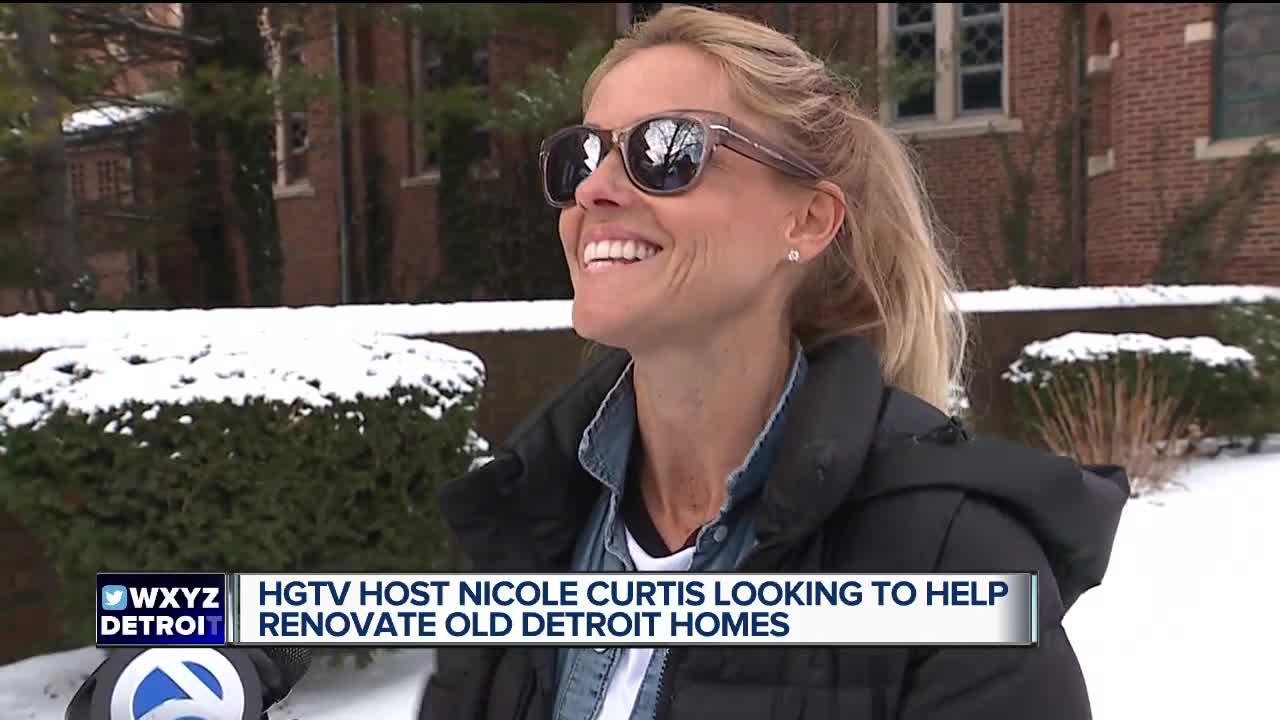 HGTV host Nicole Curtis looking to help renovate old Detroit homes