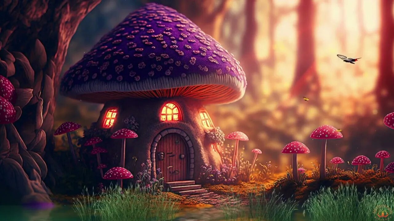 Magical house with sound of nature and relaxing music