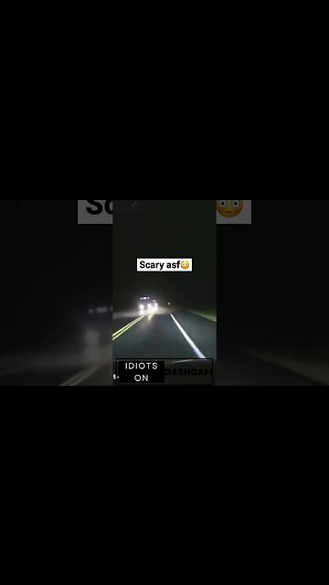 Saw the truck too late😧