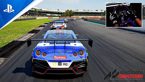 Assetto Corsa Competizione - GT-R Nismo GT3 Silverstone Race | Logitech G920 Wheel on PS5 in 4K