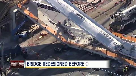 Documents: Major design change changed collapsed pedestrian bridge's cost and schedule