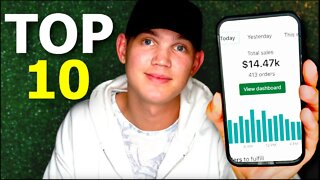 Top 10 Dropshipping Products October 2022