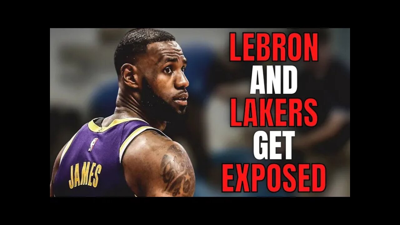 Fragile LeBron James EXPOSED | Lakers Social Media Team Caught Protecting LeBron In Viral Video