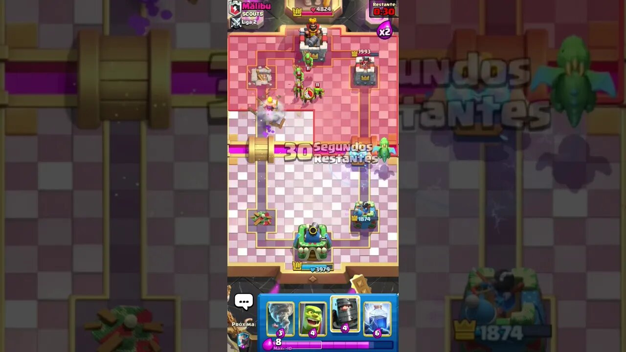 CLASH ROYALE SHORTS #130 - SÓ TEM PARTIDA TOP