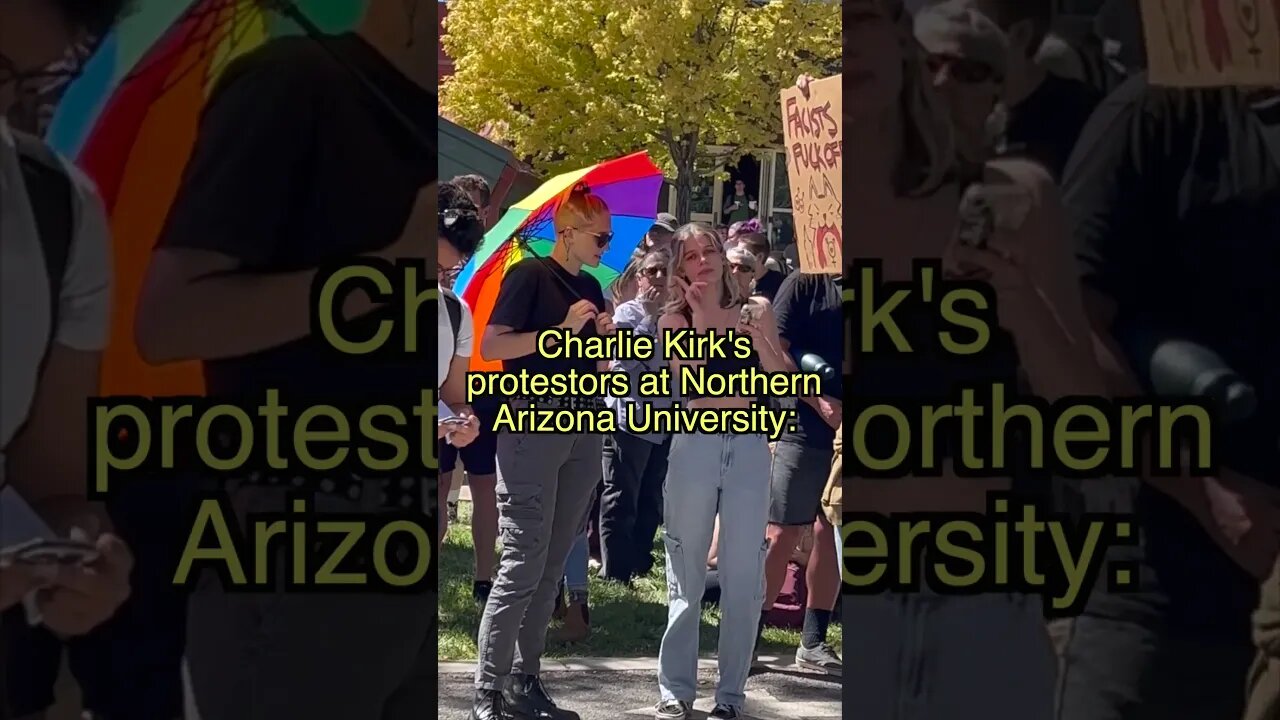 NAU LIBS PROTEST Charlie Kirk 👀