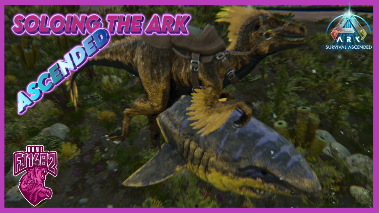 Taming a Megalodon With A Raptor Soloing ARK Ascended Ep. 103