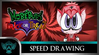 Speed Drawing: MobéBuds Trick or Treat - Brawlblin | A.T. Andrei Thomas 2022