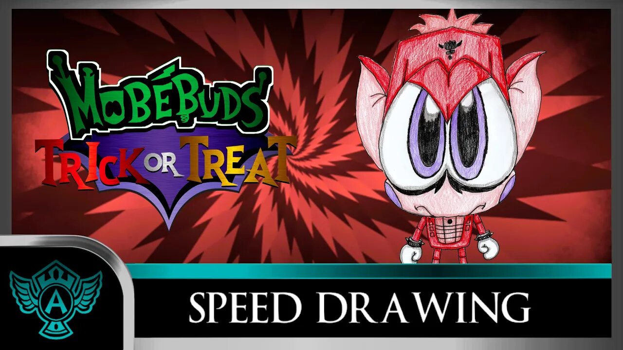 Speed Drawing: MobéBuds Trick or Treat - Brawlblin | A.T. Andrei Thomas 2022