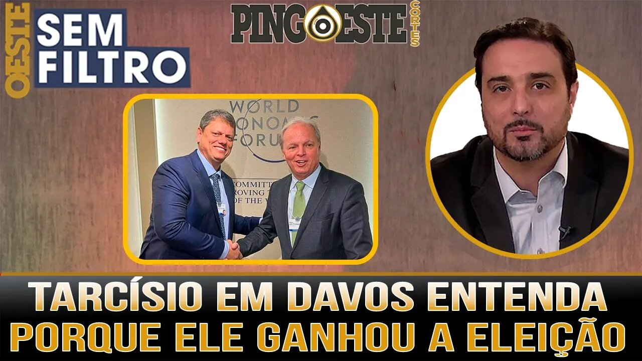 Governador de SP Tarcísio em Davos entenda porque ele ganhou a eleição [SILVIO NAVARRO]