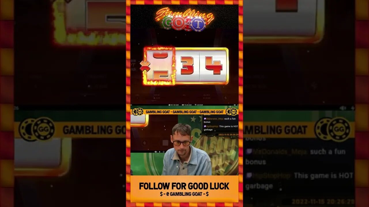 Casinodaddy "What a Win!" 834x | Ultra Hot Reels #shorts