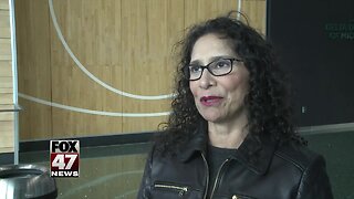 Lupe Izzo chairing MSU food drive