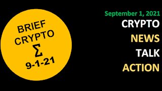 Crypto News Talk Action 1 September Bitcoin BTC Ethereum ETH Cardano ADA Solana SOL DOT